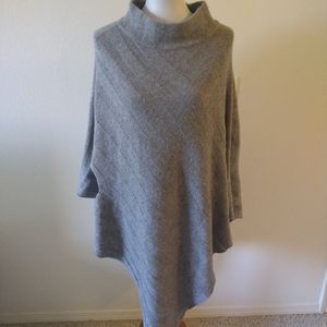 Nordstrom Cashmere Mock Neck Poncho